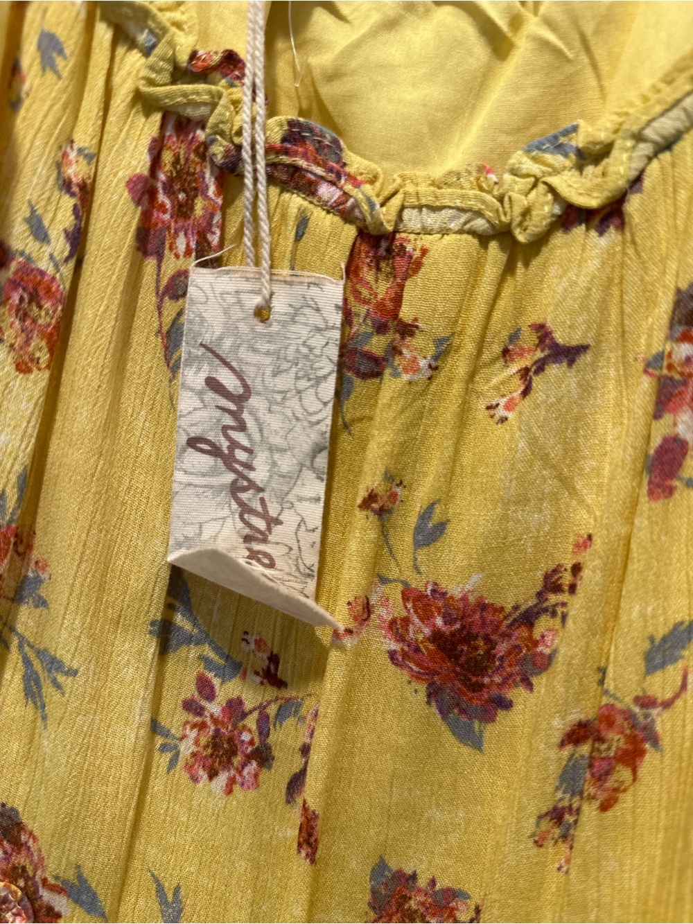 Mystree Yellow Floral Mini Dress
